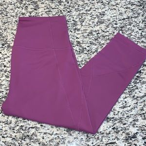 Zella High Rise Crop Mesh Leggings